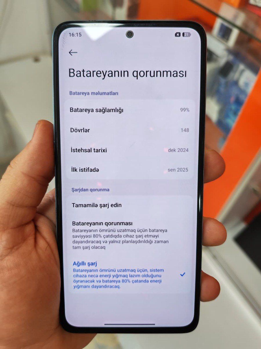 Xiaomi Redmi Note 14 Ocean Blue 128GB/8GB — Mallar, Gəncə (3)