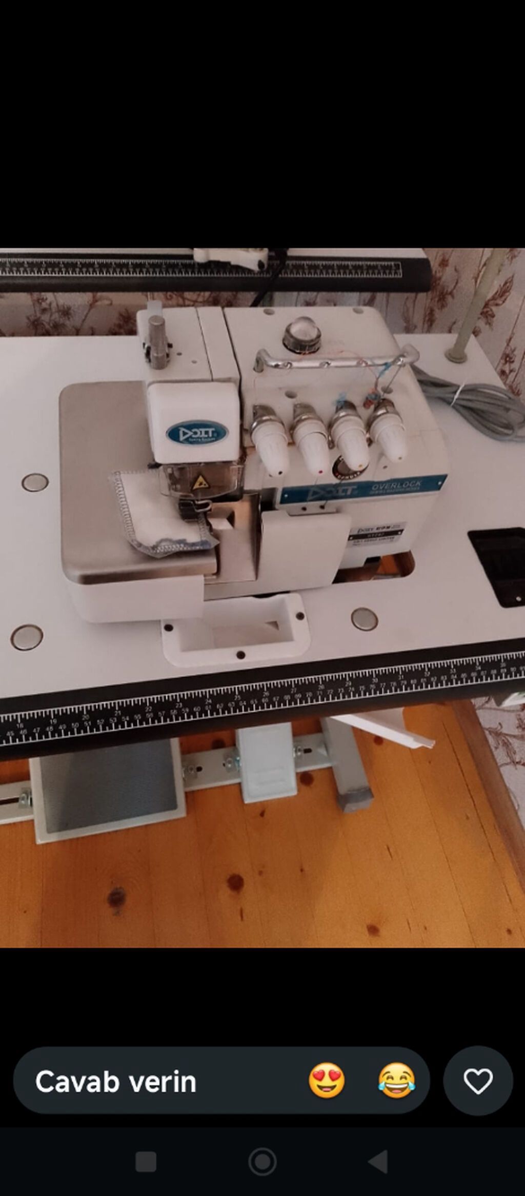 Tikiş maşını Yeni,Overlok, 4 saplı, Ünvandan götürmə — Elektronika, İmişli (6)