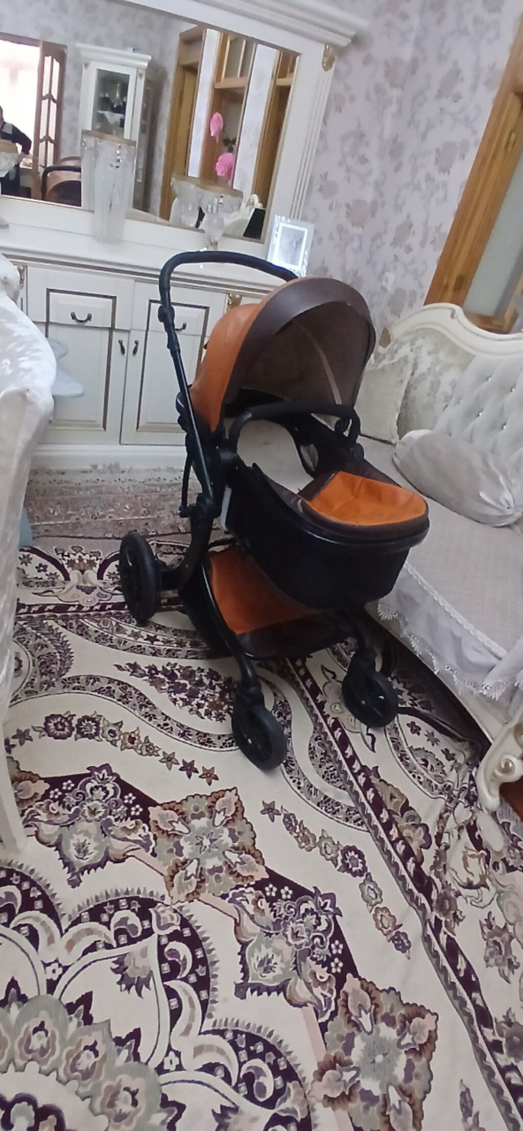 Uşaq arabası – Armile brendi, portbebe tipli beşik oturacaqlı model — Mallar, Bakı (6)
