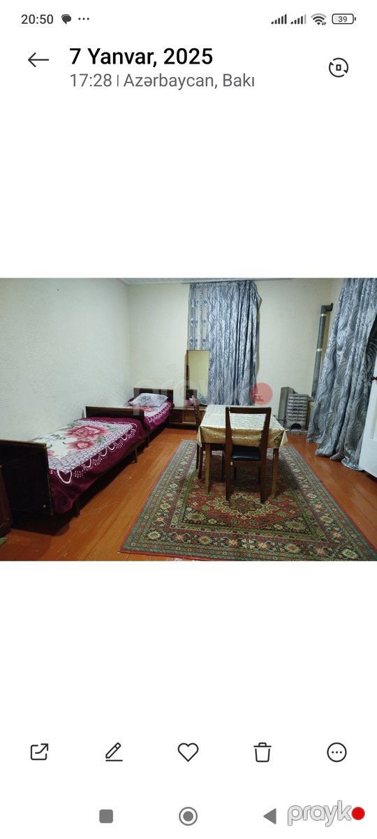 Həyət evi kirayə verilir, İnşaatçılar m. — Ev, villa, Bakı (6)