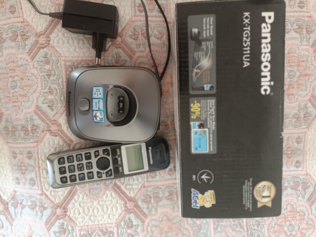 Stasionar telefon Panasonic, Simsiz, İşlənmiş — Elektronika, Bakı (5)