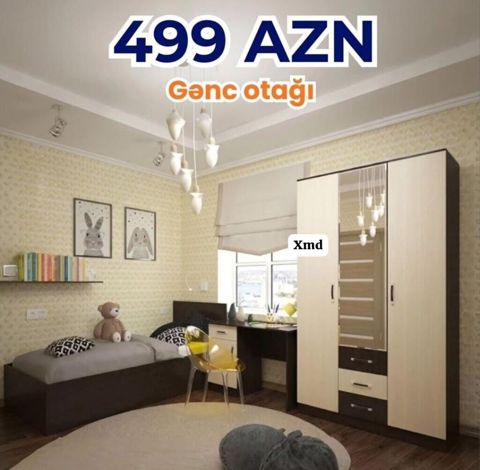 Oğlan və qız üçün, Yeni, Təknəfərlik çarpayı, Yazı masası