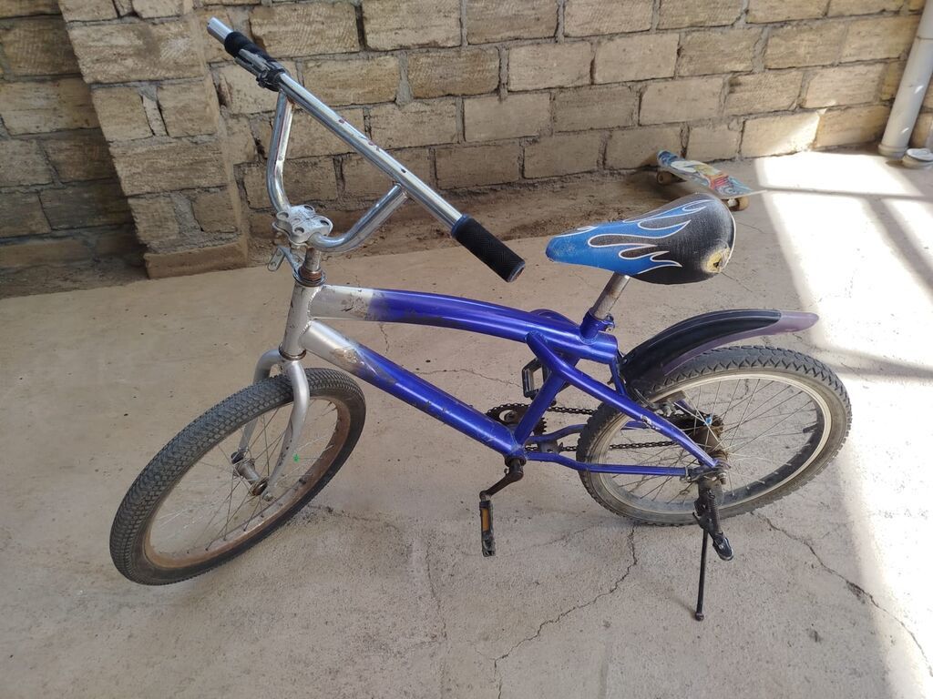 Uşaq BMX tipli 20lik velosiped — mavi-bənövşəyi — BMX, Gəncə