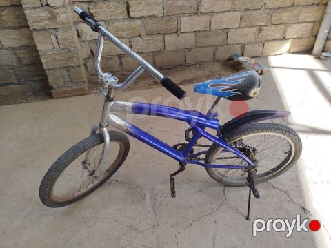 Uşaq BMX tipli 20lik velosiped — mavi-bənövşəyi — Gəncə
