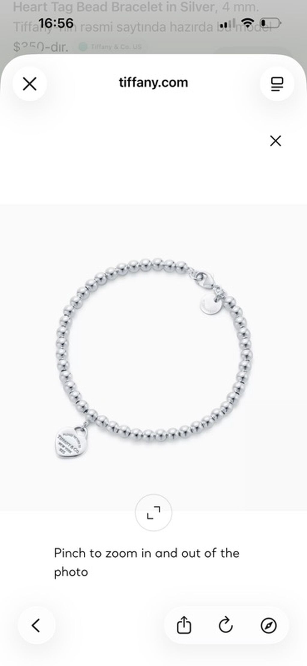 Bilərzik, Tiffany, Gümüş — Aksesuarlar, Bakı (4)