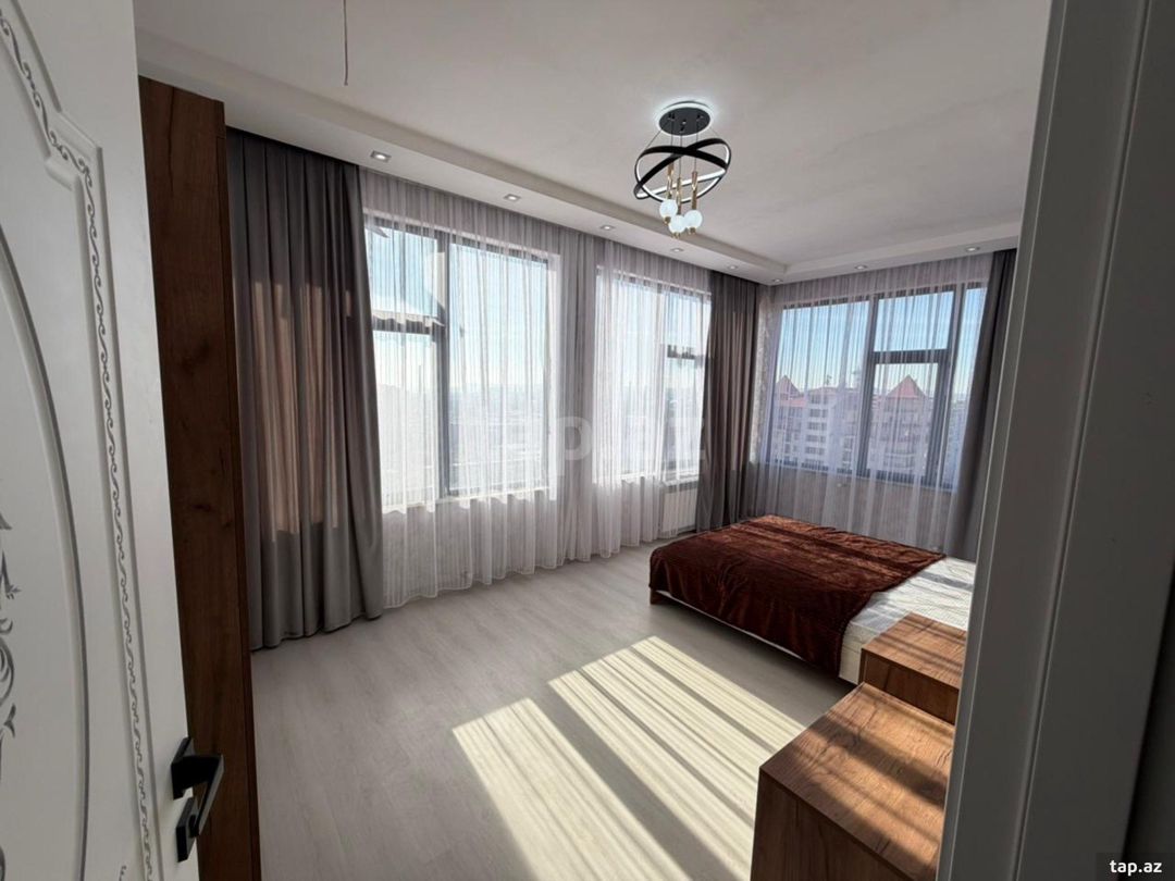 3-otaqlı yeni tikili, Qara Qarayev m., 116 m² — Daşınmaz əmlak, Bakı (8)