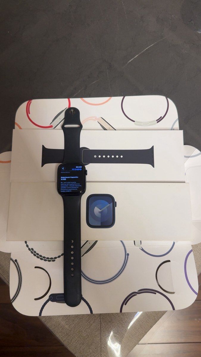 Apple Watch Series 9 Aluminum Midnight 45mm — Elektronika, Bakı (3)