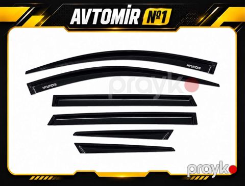 Hyundai Santa Fe 2012–2018 üçün küləklik – 6 ədəd