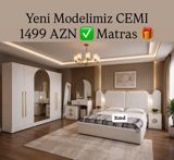 Yeni model yataq otağı dəsti – cəmi 1499 AZN. Paketə matras daxildir — Mallar