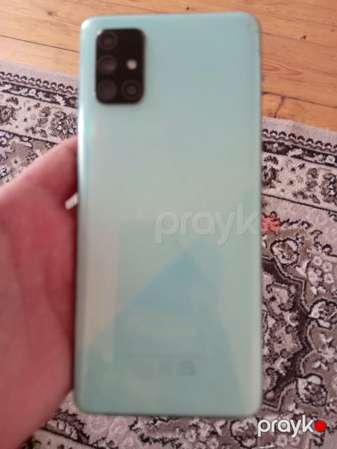 Samsung Galaxy A51, rəng - Mavi, Barmaq izi