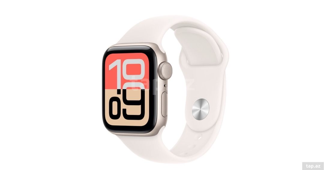 Apple Watch SE 3 Aluminum Starlight 44mm — Elektronika, Bakı