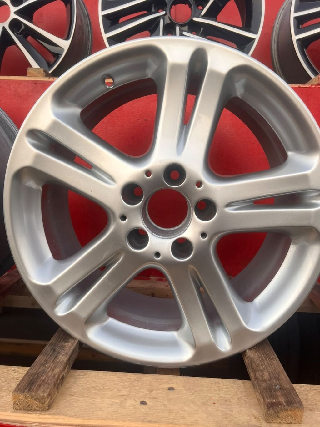Yüngül lehimli disk – 5 ikili şüalı dizayn, gümüş rəng. - Material