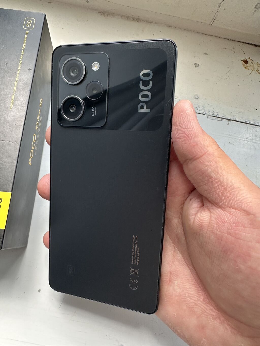 Poco X5 Pro 5G, 256 GB, rəng - Qara, Zəmanət, Kredit, Düyməli — Elektronika, Bakı (2)