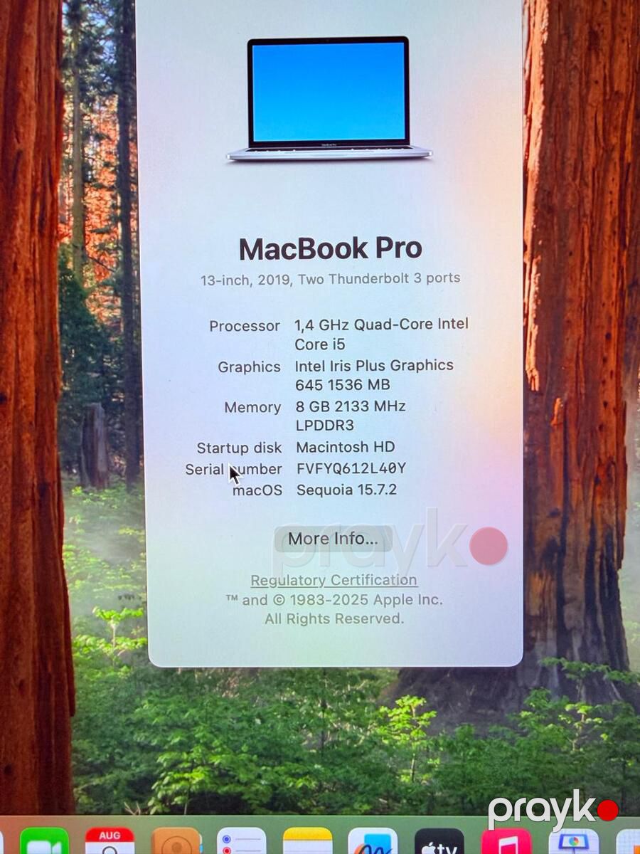 Apple Macbook Pro 13inch 2019 — Elektronika, Bakı (6)