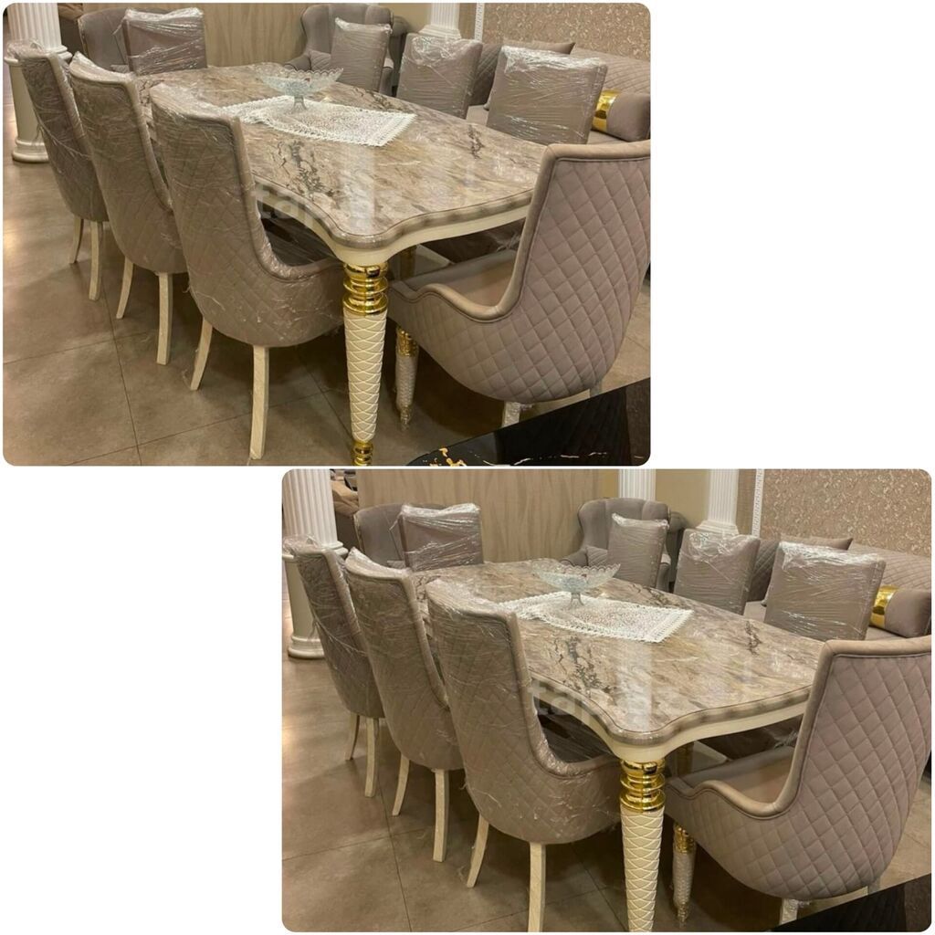 Qonaq otağı üçün, İşlənmiş, 8 stul