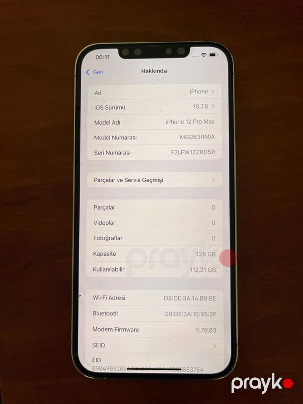 IPhone 12 Pro Max, 128 GB, Gümüşü, Face ID — Apple iPhone, Bakı (4)