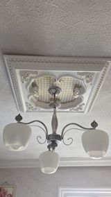 Çılçıraq, 4 lampa, Metal — İşıqlandırma