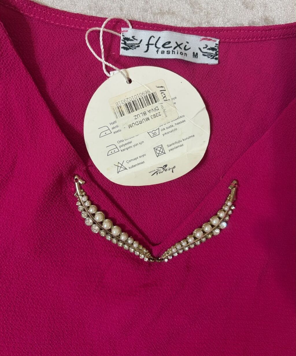 Flexi Fashion qadın bluzası - Rəng: tünd çəhrayı/fuşya - Model — Şəxsi əşyalar, Bakı (3)