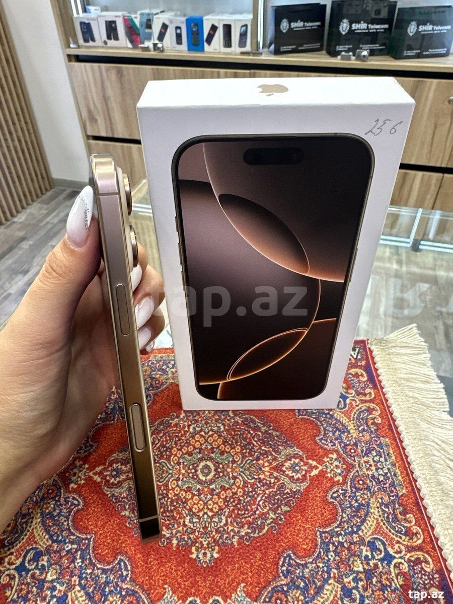 Apple iPhone 16 Pro Desert Titanium 256GB/8GB — Telefonlar və qadjetlər, Bakı (3)