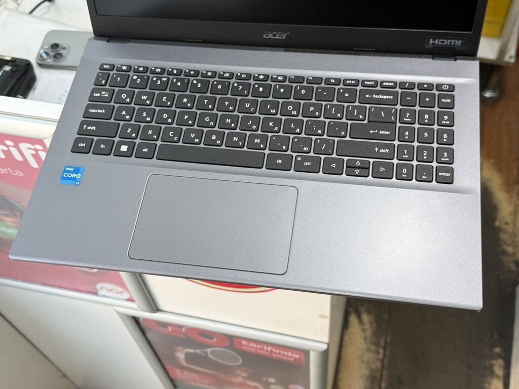 Noutbuk ideal veziyyetdedir intel core i3 12 gen ram 8 gb yaddaş 128 — Acer, Bakı (2)