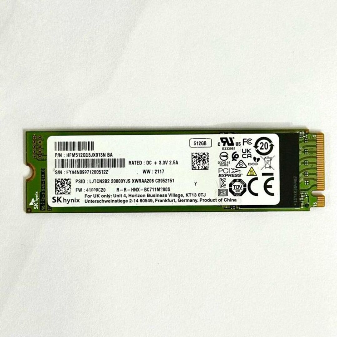 SSD NVMe M.2 SK Hynix 512GB OEM — Elektronika, Bakı