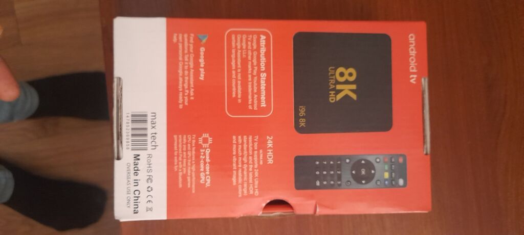 Yeni Smart TV boks 8 GB / 16 GB, Android, Ünvandan götürmə