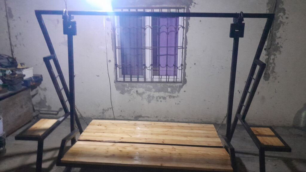 Yeni, Skamya-yelləncəl, Zontiksiz, Metal — Mebel, Digah (2)