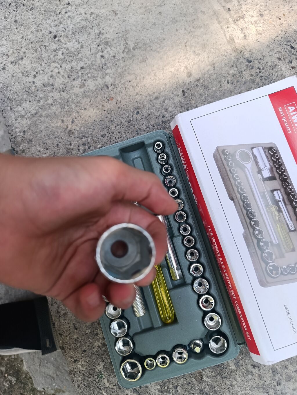 AIWA 40 Parçalı Kombinə edilmiş Qol Uclu Açar Dəsti Xüsusiyyətlər: - — Alətlər, Bakı (3)