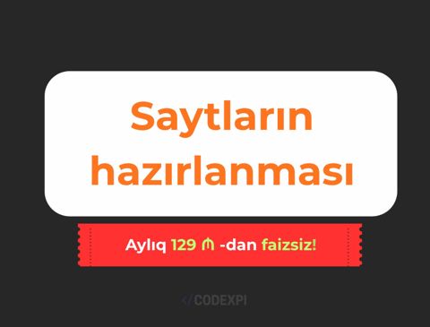 Veb saytların hazırlanması — Bakı
