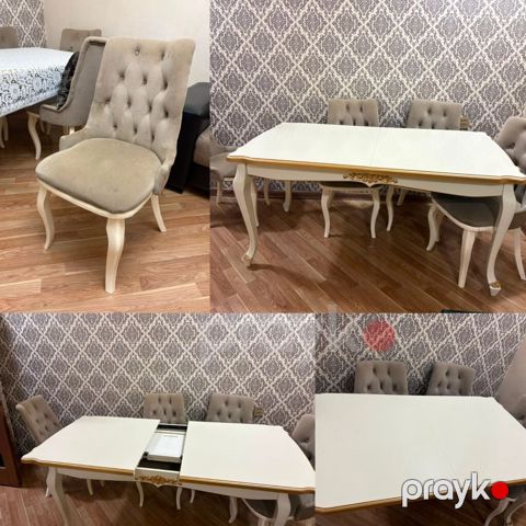 Masa dəsti satılır 350₼. 6 oturacaq var. üzərii maşın boyası. y