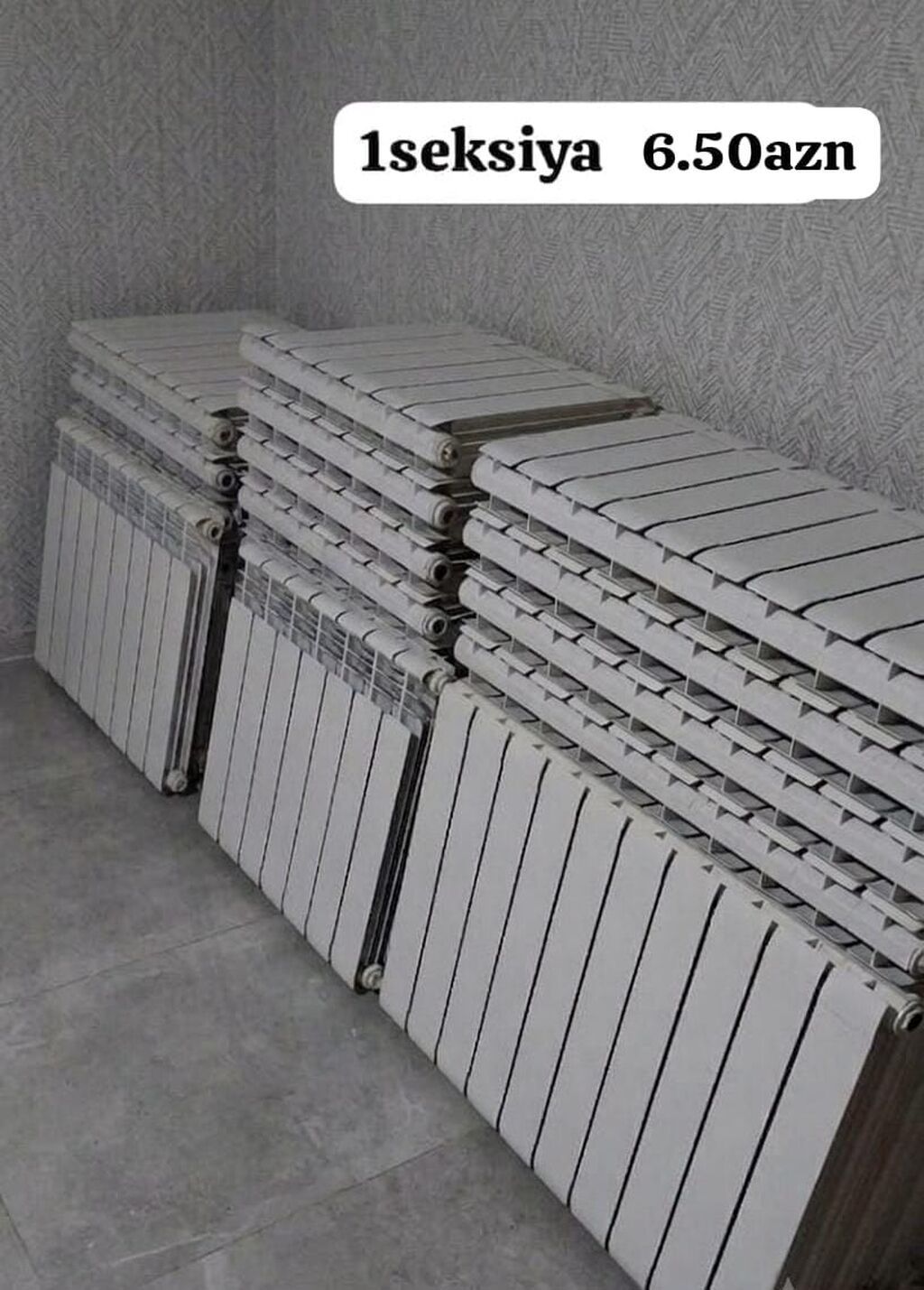 İşlənmiş seksiyalı radiatorlar say çoxdu *bir seksiyası 6.50₼ — Mehdiabad