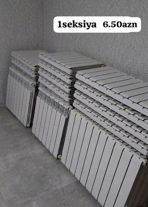 İşlənmiş seksiyalı radiatorlar say çoxdu *bir seksiyası 6.50₼ — Mehdiabad