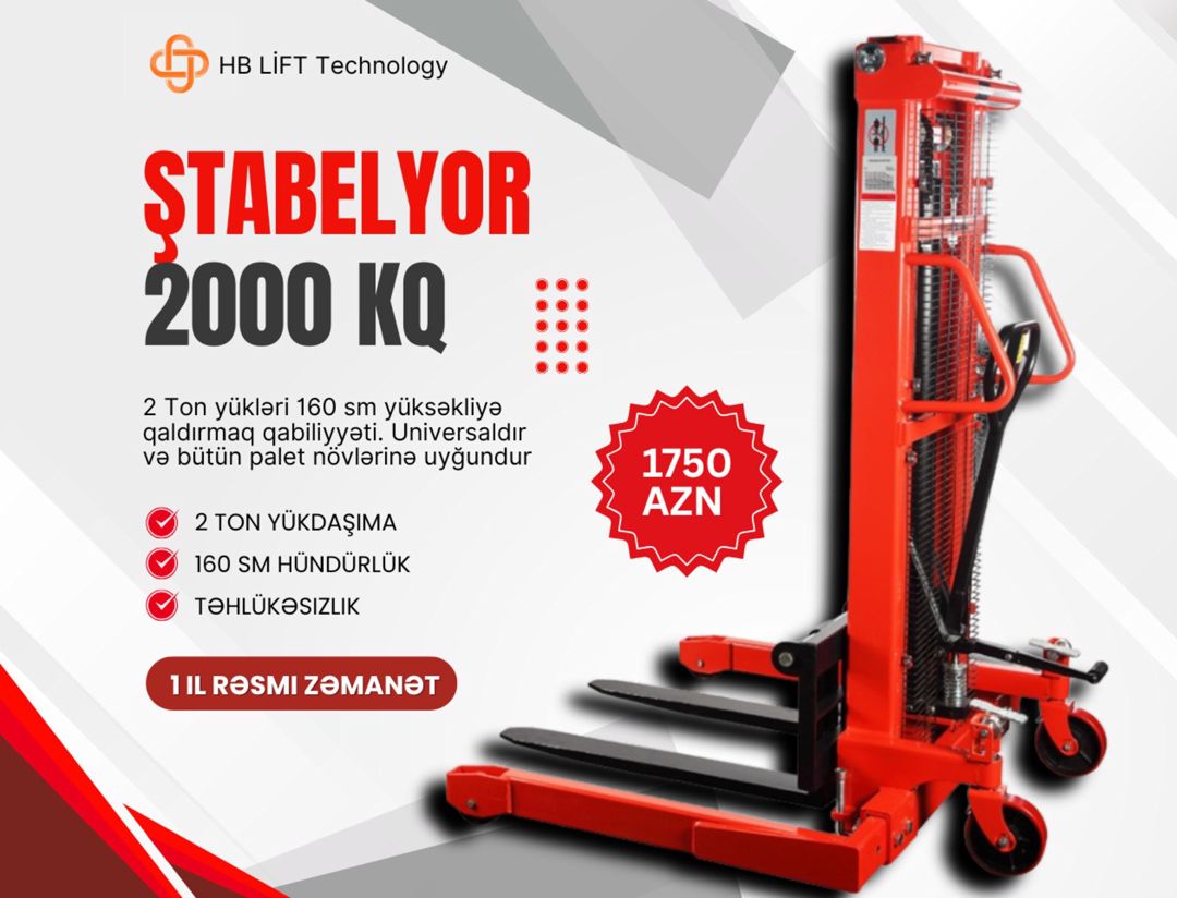 Ştabelyor 2 ton — Mallar, Bakı