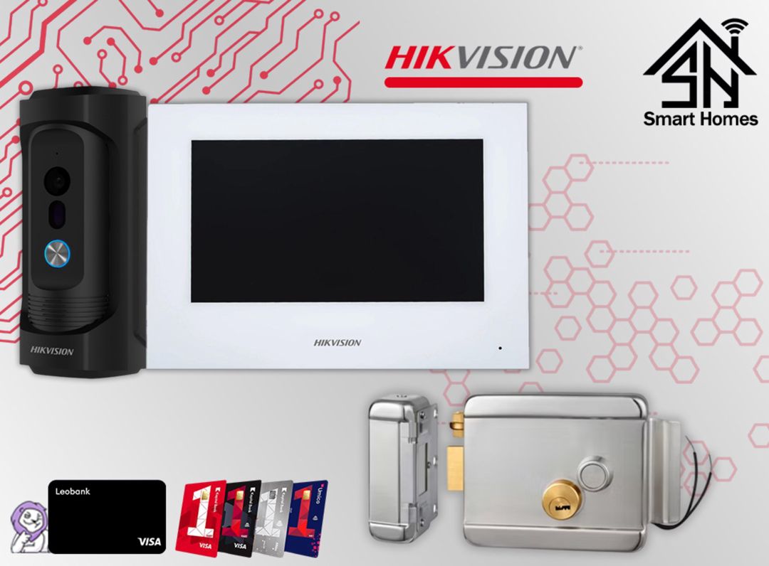 Hikvision 7 düymlük antivandal domofon dəsti — Təhlükəsizlik sistemləri, Bakı (4)