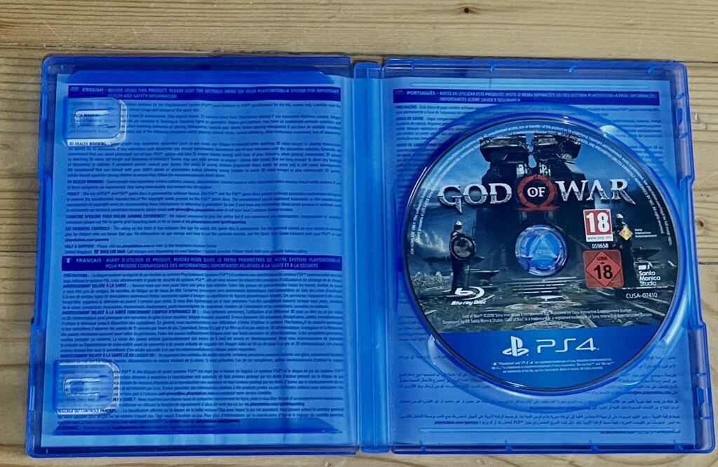 God of War PS4 — Blu-ray disk, orijinal qab — Oyunlar, konsollər və proqramlar, İsmayıllı (3)