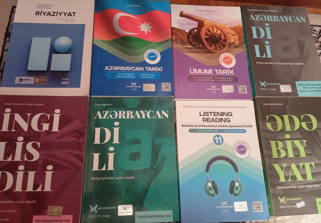 📌HƏR BİRİ SADƏCƏ 1 MANAT📌 Abituriyentlər üçün müxtəlif fənlər üzrə
