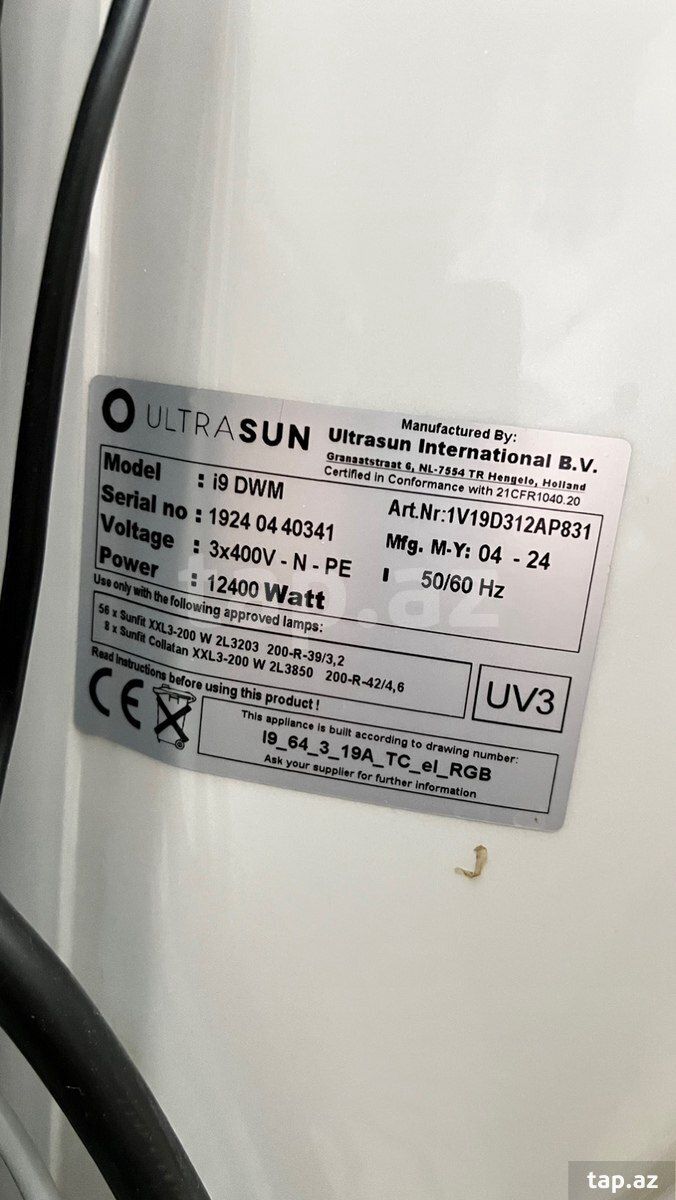 Qaralma aparatı Solarium ULTRASUN i9 — Biznes və avadanlıq, Bakı (7)