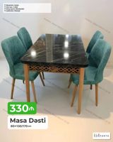 Masa Dəsti – 80×130/170 sm - Açılan mexanizmli masa: standart ölçü — Mebel