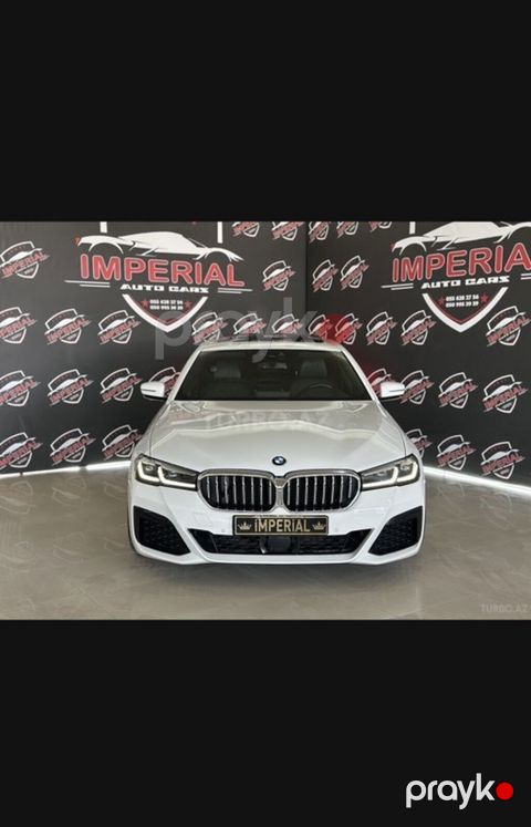 BMW 5 Series (G30 LCI) – M paket sedan - Kuzov: ağ rəng, LCI