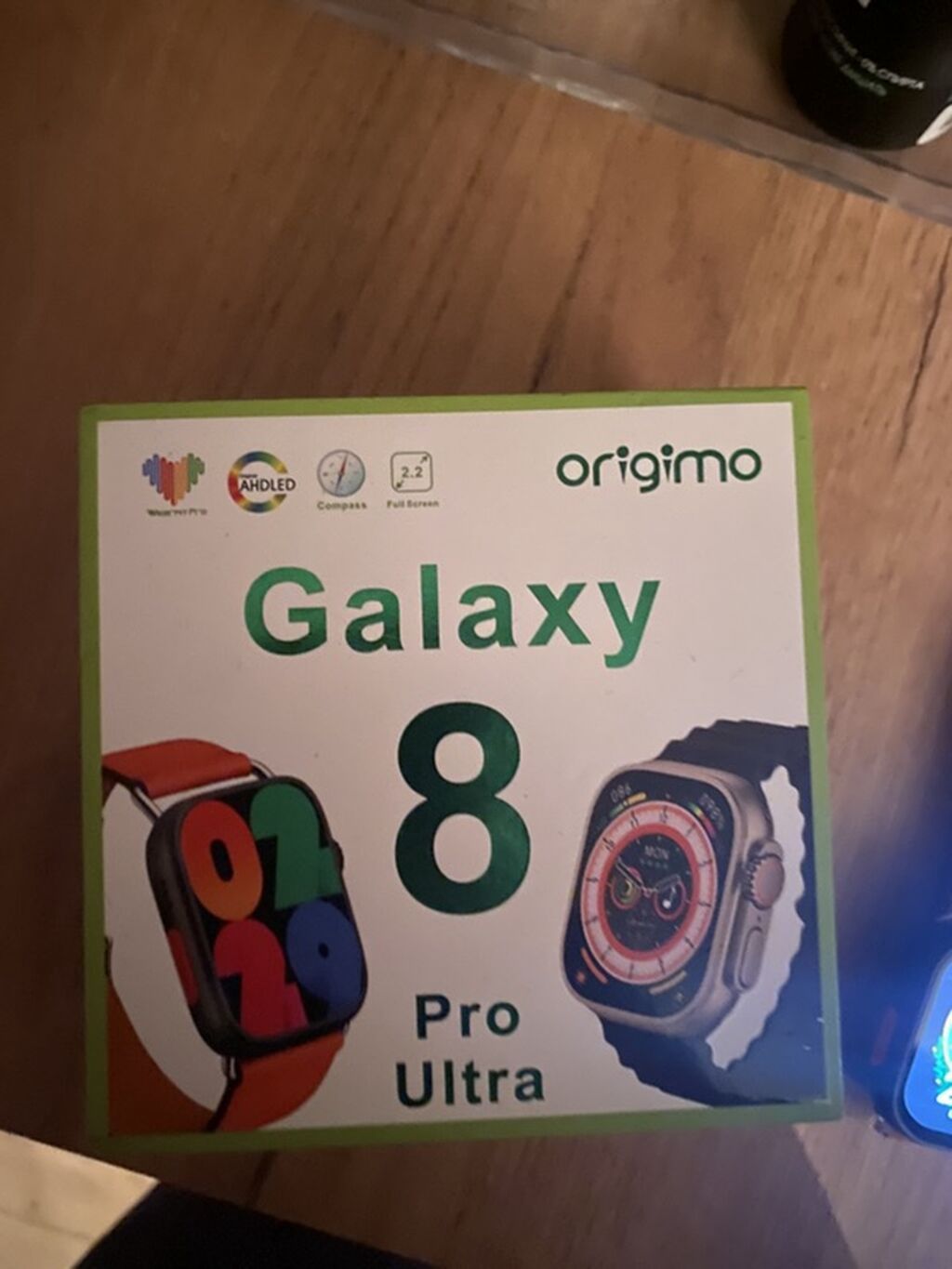 Origimo Galaxy 8 Pro Ultra ağıllı saat Xüsusiyyətlər: - Tam ekran — Aksesuarlar, Sumqayıt (2)