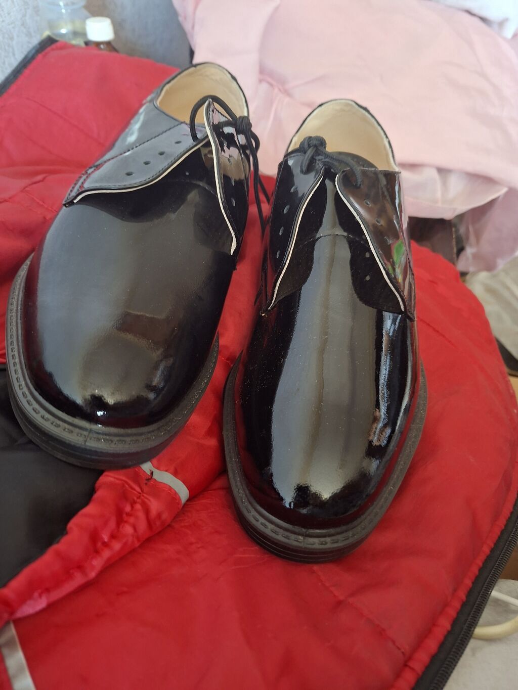 Qara laklı klassik kişi ayaqqabıları - Model: Oxford/Deri formal — Ayaqqabılar, Bakı