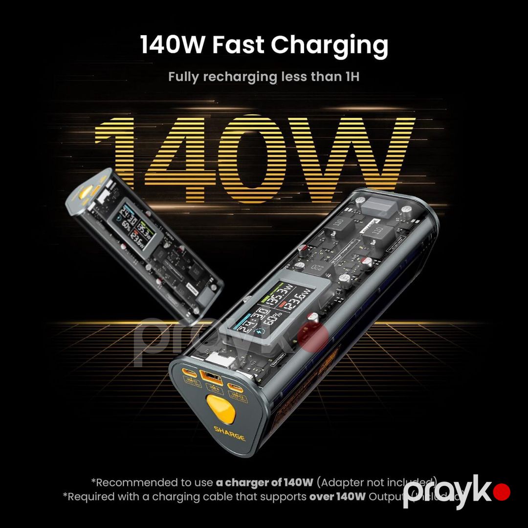 Shargeek 170 Power Bank (140W / 24.000mAh) — Periferik cihazlar, Bakı (5)