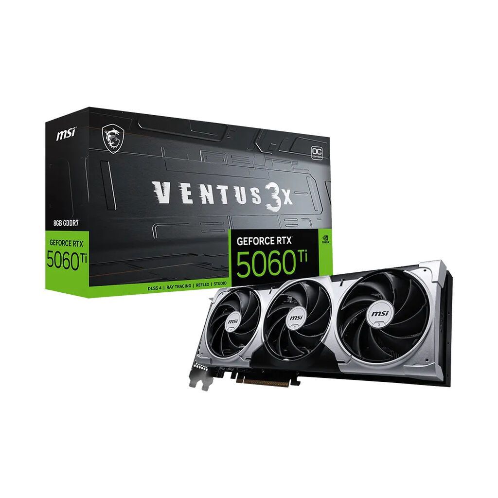 MSI RTX 5060 Ti Ventus 3X OC 8GB GDDR7 / Yeni MSI GeForce RTX 5060 Ti — Elektronika, Bakı