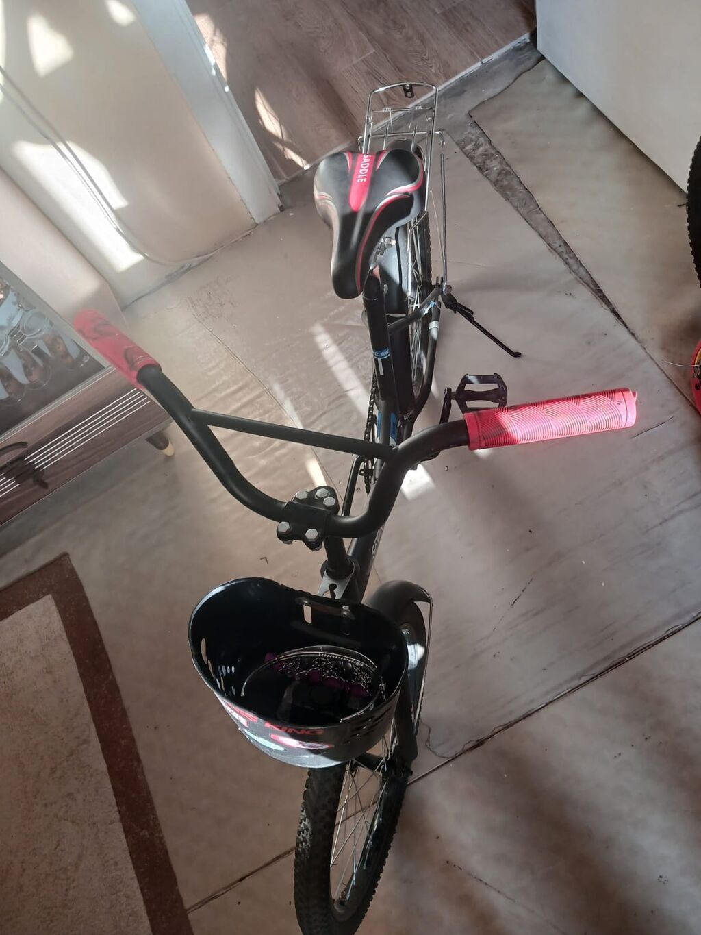 Uşaq/yeni başlayanlar üçün BMX tərzli velosiped - Rəng: qara, qırmızı — Uşaq velosipedləri, Bakı (3)
