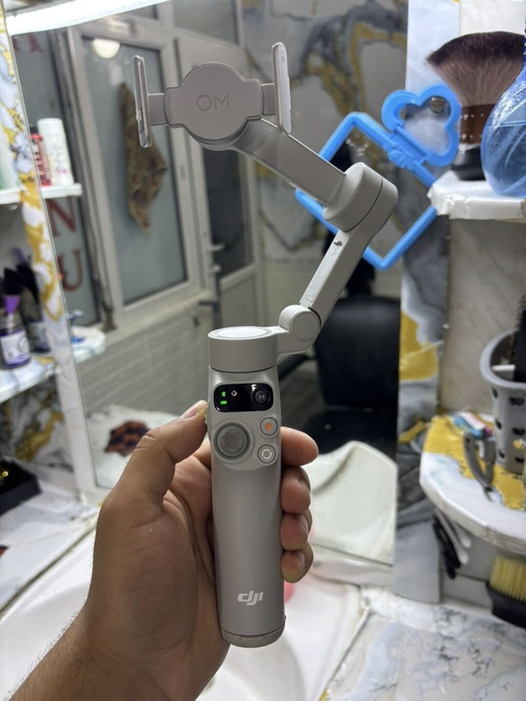 DJI OM seriyasından smartfon stabilizatoru (gimbal) — 3 oxlu mexaniki — Tripod, steadicam, video işıq, Bakı