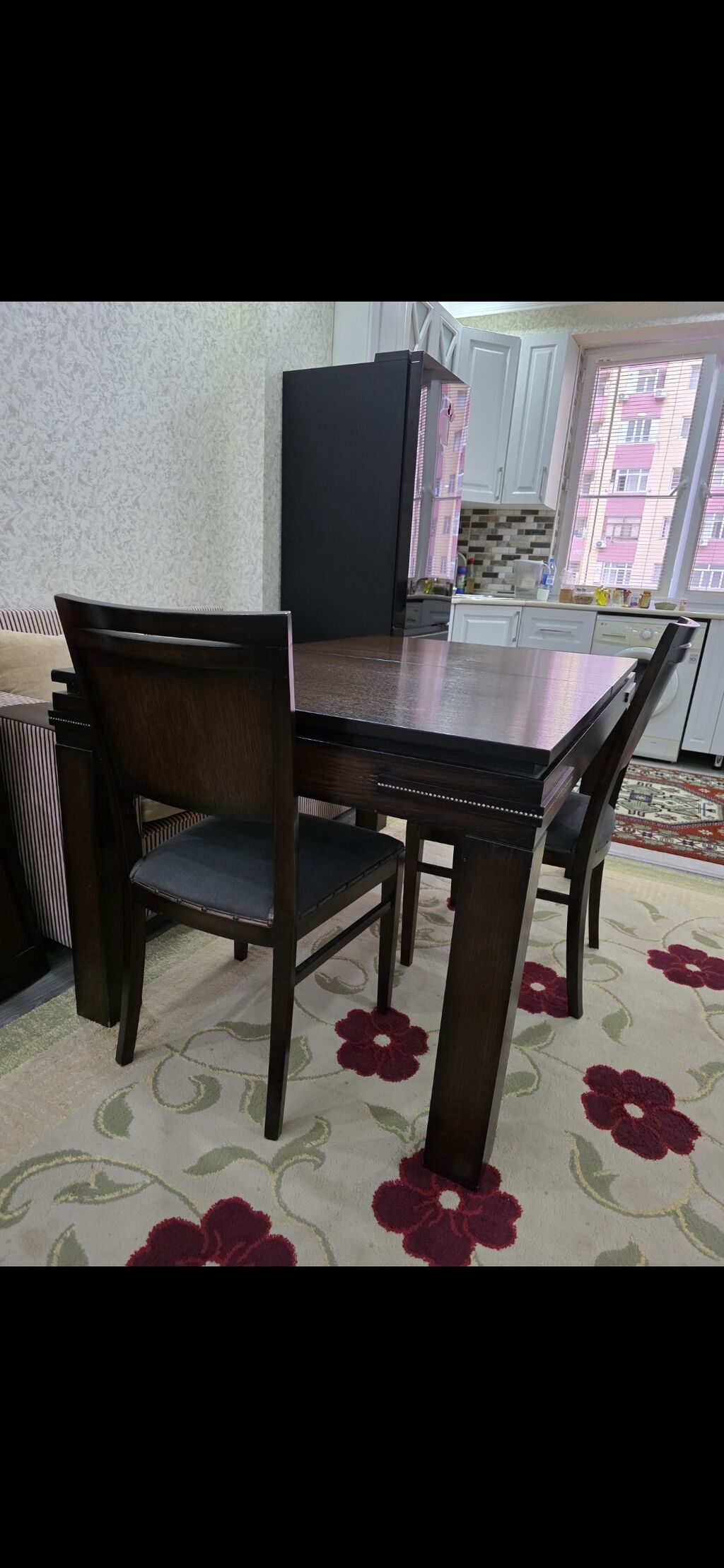 Qonaq otağı üçün mebel dəsti - Material: tünd qəhvəyi ağac rəngli — Mebel, Bakı (5)
