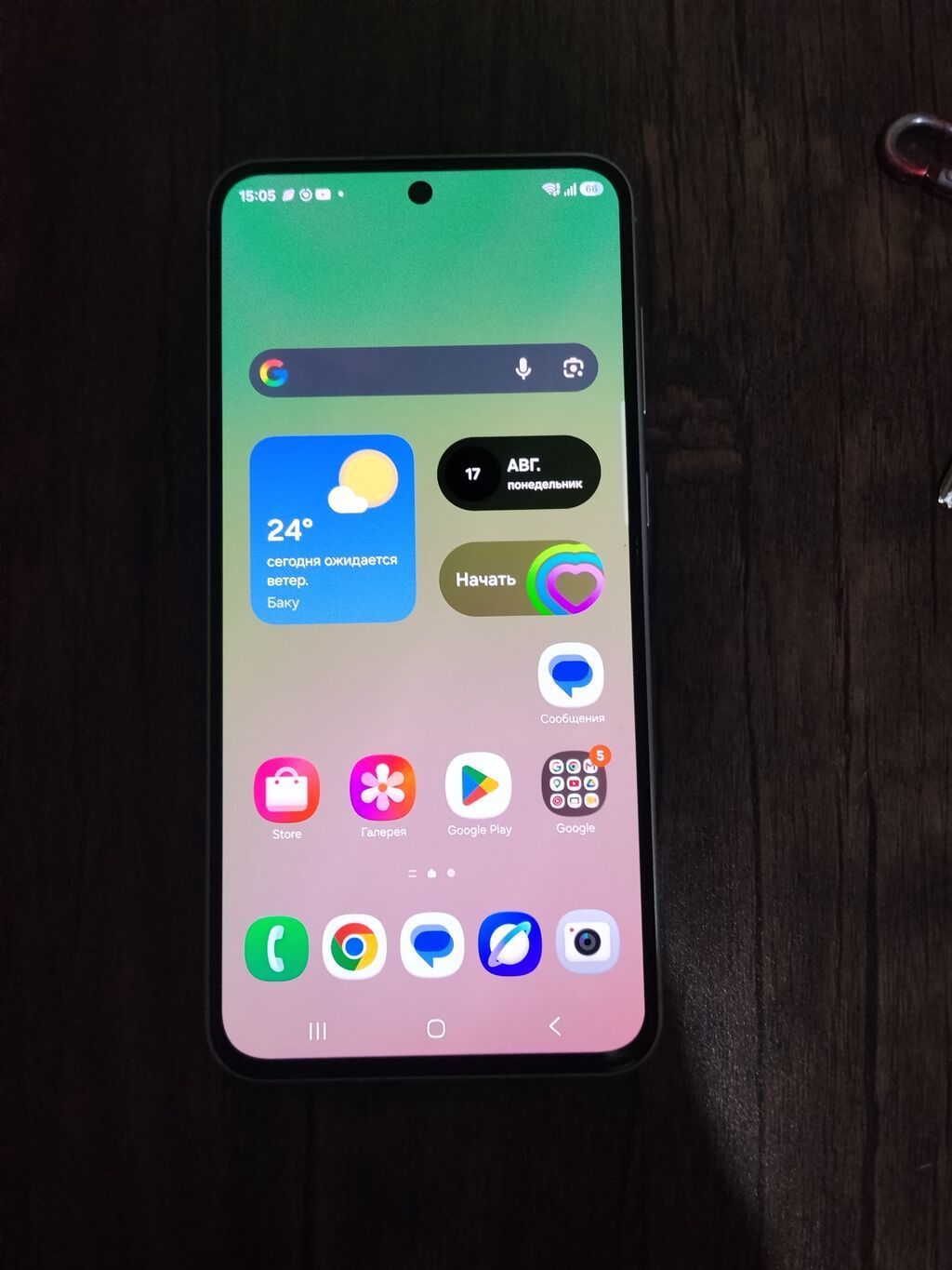 Samsung Galaxy A56, 256 GB, rəng - Gümüşü, İki sim kartlı