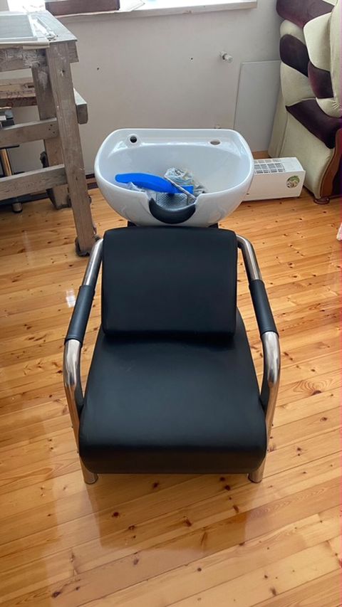 Salon üçün saç yuma kreslosu və çanaq dəsti - Tip: Bərbərxana/salon