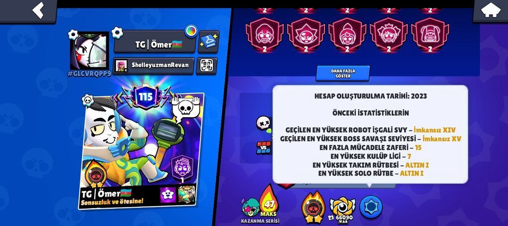 Brawl Stars hesabı – yüksək səviyyəli, zəngin məzmunlu - Kupa yolu — Proqramlar, Bakı (2)