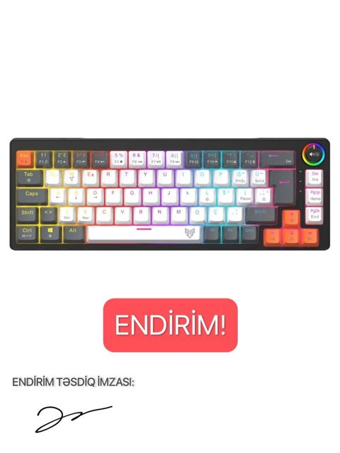 RGB mexaniki klaviatura – kompakt 75% dizayn